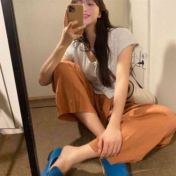 2 piece sets womens outfits spring blouse women shirt short sleeve high waist pants wide leg trouser two set office 210423, White
2 piece sets womens outfits spring blouse women shirt short sleeve high waist pants wide leg trouser two set office 210423, White