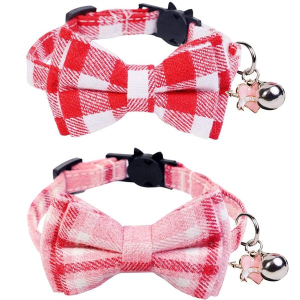 cat collars breakaway with cute bow tie and bell safety release buckle kitten adjustable valentine's day for pet puppies & leads
cat collars breakaway with cute bow tie and bell safety release buckle kitten adjustable valentine's day for pet puppies & leads