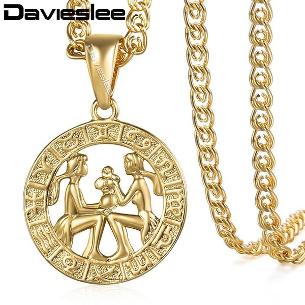 davieslee womens gemini zodiac sign pendant gold constellation pendant necklaces for woman jewelry wholesale dropshipping dgp359, Silver
davieslee womens gemini zodiac sign pendant gold constellation pendant necklaces for woman jewelry wholesale dropshipping dgp359, Silver