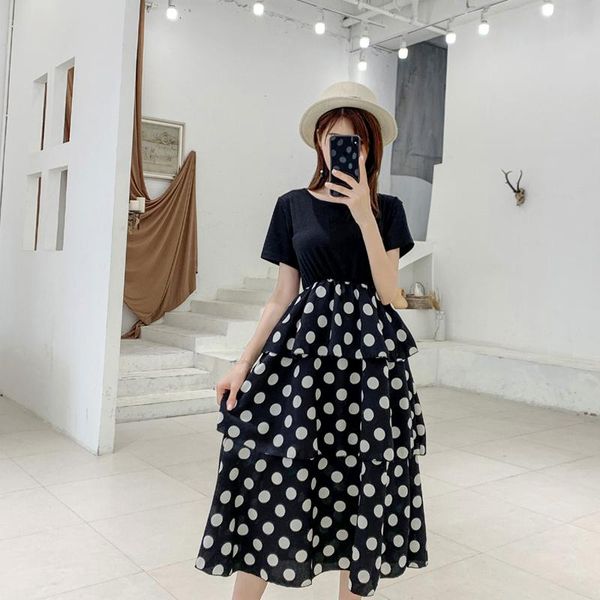 maternity dresses 012# nursing clothing loose stylish dot printing chiffon patchwork dress pregnant women pregnancy, White
maternity dresses 012# nursing clothing loose stylish dot printing chiffon patchwork dress pregnant women pregnancy, White