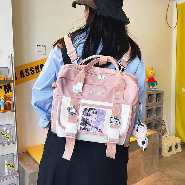 book bags luxury school bag patchwork small trendy backpack 2021 women kawaii for teenage girls buckle nylon cute fashion
book bags luxury school bag patchwork small trendy backpack 2021 women kawaii for teenage girls buckle nylon cute fashion