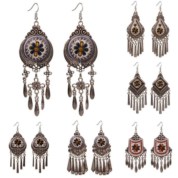 dangle & chandelier large ethnic tassel earrings for women tribal symbol drop earring vintage jewelry bohemian 4 colors, Silver
dangle & chandelier large ethnic tassel earrings for women tribal symbol drop earring vintage jewelry bohemian 4 colors, Silver