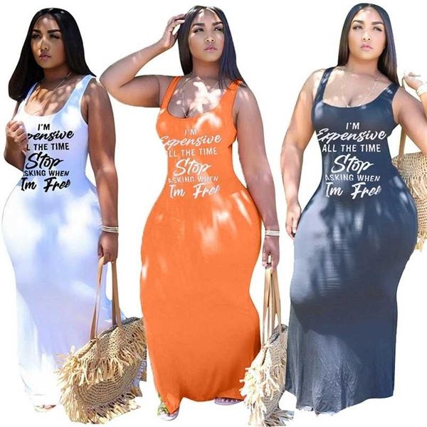 dress women summer clothing wholesale letter print bodycon streth vest casual streetwear maxi dresses for drop 211106, Black
dress women summer clothing wholesale letter print bodycon streth vest casual streetwear maxi dresses for drop 211106, Black