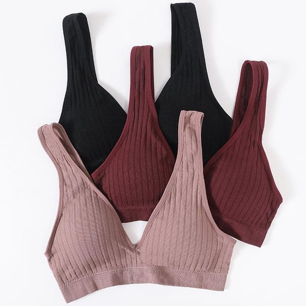 bras seamless bra sports for women plunge female brassiere deep v women's underwear backless bralette lingerie, Red;black
bras seamless bra sports for women plunge female brassiere deep v women's underwear backless bralette lingerie, Red;black