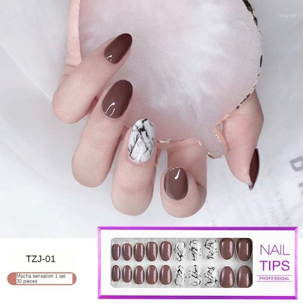 trendy 30pcs wearable round head fake nails fashion detachable false full cover artificial nail tips manicure tool1, Red;gold
trendy 30pcs wearable round head fake nails fashion detachable false full cover artificial nail tips manicure tool1, Red;gold