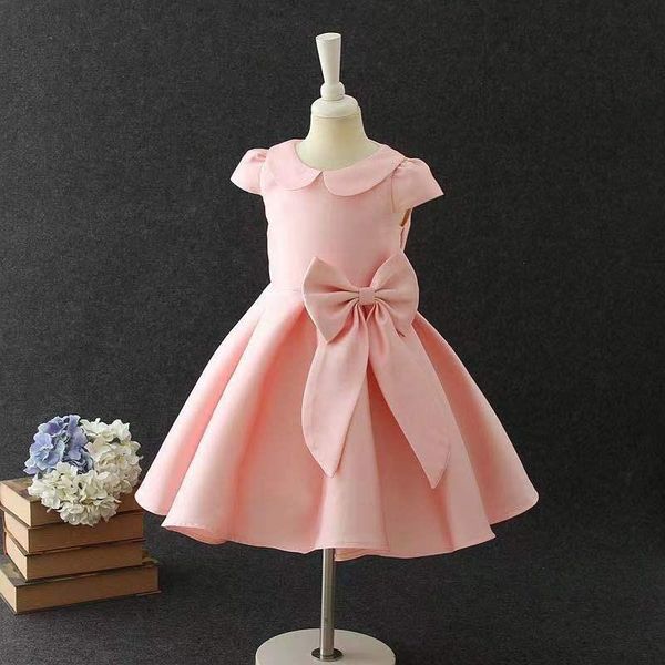 girl's dresses flower girls illusion o-neck short jersey bow knee-length luxury pink vintage elegant cute kids party princess gown f404, Red;yellow
girl's dresses flower girls illusion o-neck short jersey bow knee-length luxury pink vintage elegant cute kids party princess gown f404, Red;yellow