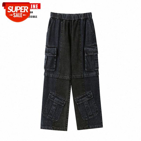 tkpa zipper detachable jeans street hip hop loose straight overalls wide leg daddy pants #pp1o, Black
tkpa zipper detachable jeans street hip hop loose straight overalls wide leg daddy pants #pp1o, Black
