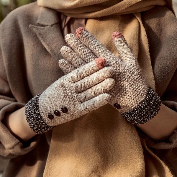 five fingers gloves 2021 fashion knitted winter five-finger warm for women touch screen riding driving mobile phone game mittens, Blue;gray
five fingers gloves 2021 fashion knitted winter five-finger warm for women touch screen riding driving mobile phone game mittens, Blue;gray