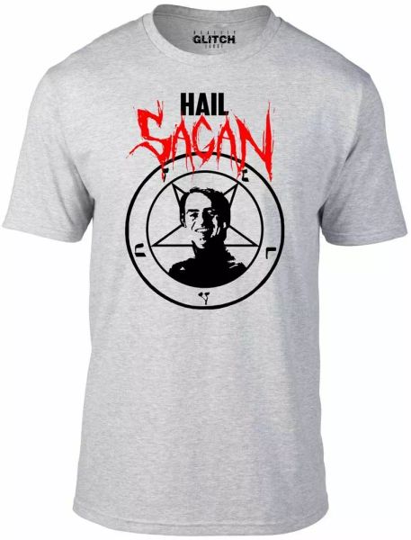 hail sagan t-shirt - funny t shirt carl physics astronomer space retro satan, White;black
hail sagan t-shirt - funny t shirt carl physics astronomer space retro satan, White;black