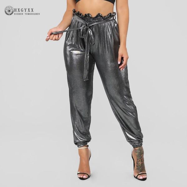 women's pants & capris hip hop joggers women plastic elastic ruffles high waist harem streetwear silver harajuku sweatpants summer b162, Black;white
women's pants & capris hip hop joggers women plastic elastic ruffles high waist harem streetwear silver harajuku sweatpants summer b162, Black;white