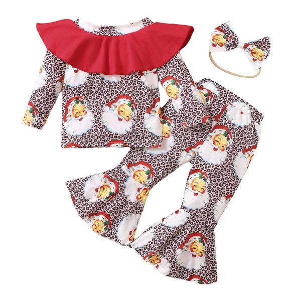 clothing sets baby girl clothes set long sleeve christmas xmas cartoon santa leopard printed +flare pants outfits roupa infantil menina, White
clothing sets baby girl clothes set long sleeve christmas xmas cartoon santa leopard printed +flare pants outfits roupa infantil menina, White