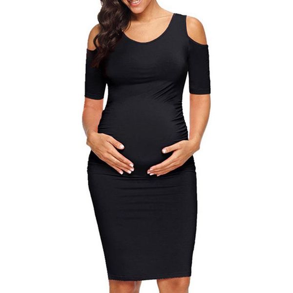 kyle keith maternity midi dress - fitted stretch short sleeves pregnancy clothes sukienka ciazowa dresses, White
kyle keith maternity midi dress - fitted stretch short sleeves pregnancy clothes sukienka ciazowa dresses, White