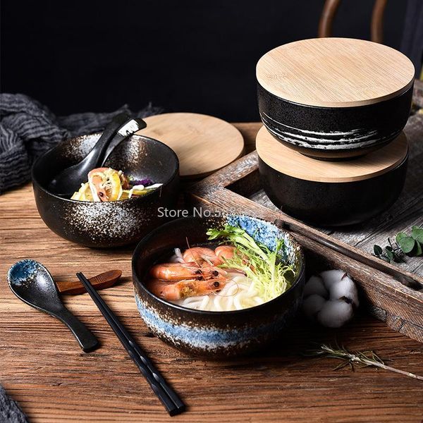 bowls japanese-style ceramic bowl with lid single creative household instant noodle personality color glaze tableware
bowls japanese-style ceramic bowl with lid single creative household instant noodle personality color glaze tableware