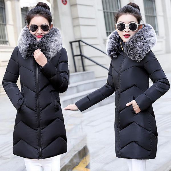 women's down & parkas jacket 2021 fashion warm winter female coat detachable fake fur women parka plus size 6xl 7xl, Black
women's down & parkas jacket 2021 fashion warm winter female coat detachable fake fur women parka plus size 6xl 7xl, Black