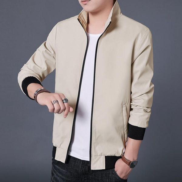 men's jackets 2021 spring and autumn stand collar solid color jacket casual thin handsome, Black;brown
men's jackets 2021 spring and autumn stand collar solid color jacket casual thin handsome, Black;brown