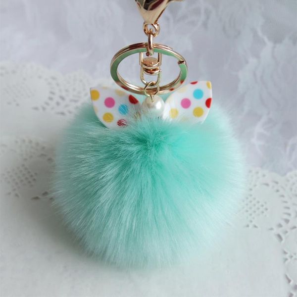keychains lovely fluffy ear fur ball key chain wave point bow-knot pompom artificial keychain women car bag ring, Silver
keychains lovely fluffy ear fur ball key chain wave point bow-knot pompom artificial keychain women car bag ring, Silver