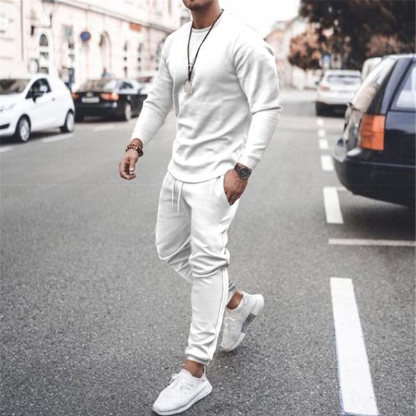 men's tracksuits spring summer casual men tracksuit 2021 fashion two piece sets long sleeve o-neck and jogger trouser outfits streetwe, Gray
men's tracksuits spring summer casual men tracksuit 2021 fashion two piece sets long sleeve o-neck and jogger trouser outfits streetwe, Gray