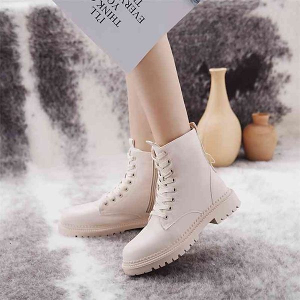 cootelili fashion zipper flat shoes woman high heel platform pu leather boots lace up women shoes ankle boots girls 35-40 210914, Black
cootelili fashion zipper flat shoes woman high heel platform pu leather boots lace up women shoes ankle boots girls 35-40 210914, Black