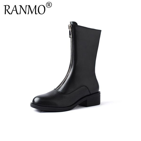 boots 2021 women's front zipper middle tube fashion versatile short white motorcycle, Black
boots 2021 women's front zipper middle tube fashion versatile short white motorcycle, Black
