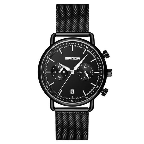 wristwatches sanda men's fashion watch mesh calendar quartz sport watches business casual for man clock montre homme relogio masculino, Slivery;brown
wristwatches sanda men's fashion watch mesh calendar quartz sport watches business casual for man clock montre homme relogio masculino, Slivery;brown