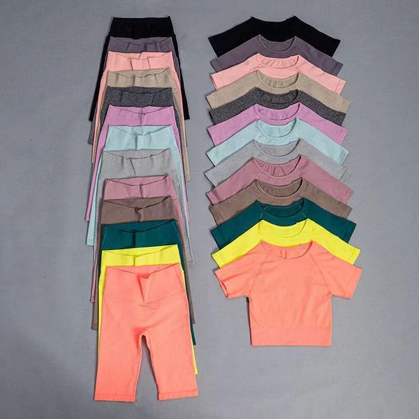 women's tracksuits 2pcs women seamless yoga set sport suits gym clothes short sleeve crop high waist leggings fitness sportswear shorts, Gray
women's tracksuits 2pcs women seamless yoga set sport suits gym clothes short sleeve crop high waist leggings fitness sportswear shorts, Gray