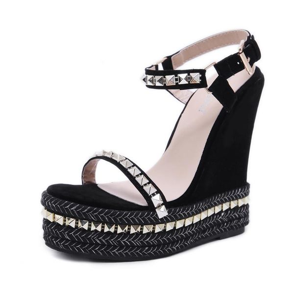 dress shoes fashion high heel sandals rhinestone embroidered roman beach a447 wedge waterproof female platform heels women, Black
dress shoes fashion high heel sandals rhinestone embroidered roman beach a447 wedge waterproof female platform heels women, Black