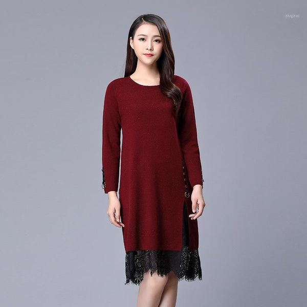women's sweaters brand hollow out lace pacthwork wool sweater women split side lady black red dress lx1953, White;black
women's sweaters brand hollow out lace pacthwork wool sweater women split side lady black red dress lx1953, White;black