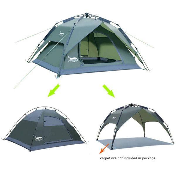 tents and shelters automatic tent 3-4 person camping tent,easy instant setup protable backpacking for sun shelter,travelling,hiking
tents and shelters automatic tent 3-4 person camping tent,easy instant setup protable backpacking for sun shelter,travelling,hiking