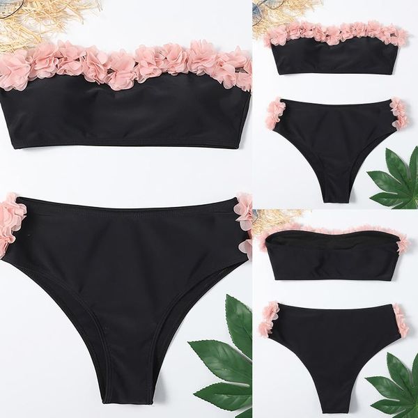 women's swimwear swimsuit women 2021 casual high breast contrast gradient split bikini set ladies fashion summer tow piece suit, White;black
women's swimwear swimsuit women 2021 casual high breast contrast gradient split bikini set ladies fashion summer tow piece suit, White;black