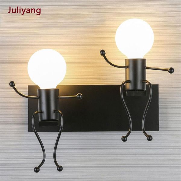 wall lamp creative personality children's room simple art modern living bedroom bed aisle villain sconce ac90v-260v
wall lamp creative personality children's room simple art modern living bedroom bed aisle villain sconce ac90v-260v