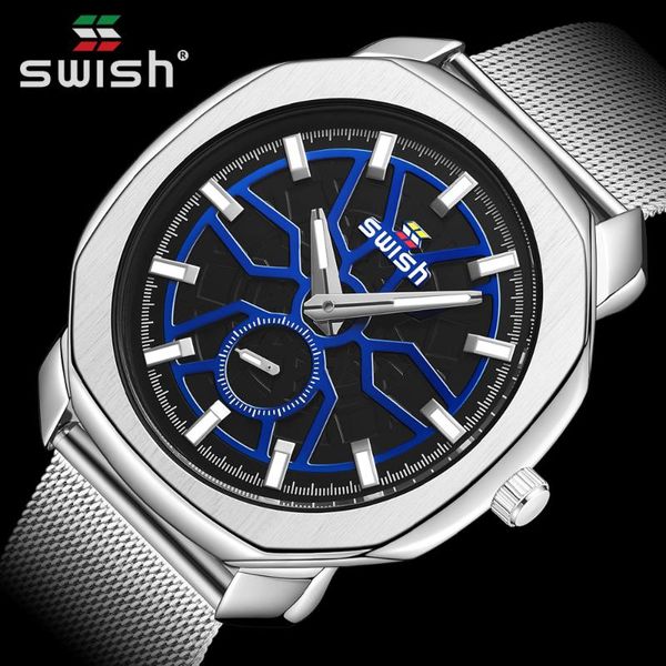 wristwatches swish silver big dial watch men sport quartz clock fashion watches man military waterproof men's gifts, Slivery;brown
wristwatches swish silver big dial watch men sport quartz clock fashion watches man military waterproof men's gifts, Slivery;brown
