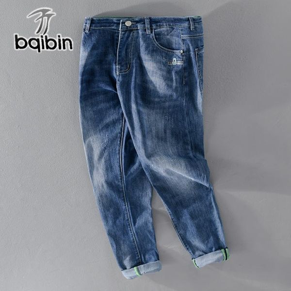 men's jeans spring and summer casual ankle-length cotton pants men fashion brand trousers trendy comfortable clothes spodnie, Blue
men's jeans spring and summer casual ankle-length cotton pants men fashion brand trousers trendy comfortable clothes spodnie, Blue