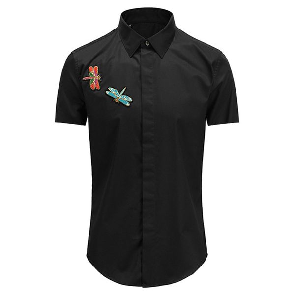 men's casual shirts dragoy classic embroidered men's shirt, informal cotton, comfortable, short sleeve, novel, 2021, a75, White;black
men's casual shirts dragoy classic embroidered men's shirt, informal cotton, comfortable, short sleeve, novel, 2021, a75, White;black
