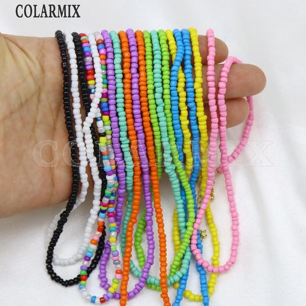 pendant necklaces 6 pcs colorful beaded strand necklace handmade chocker jewelry accessories gift 9962, Silver
pendant necklaces 6 pcs colorful beaded strand necklace handmade chocker jewelry accessories gift 9962, Silver