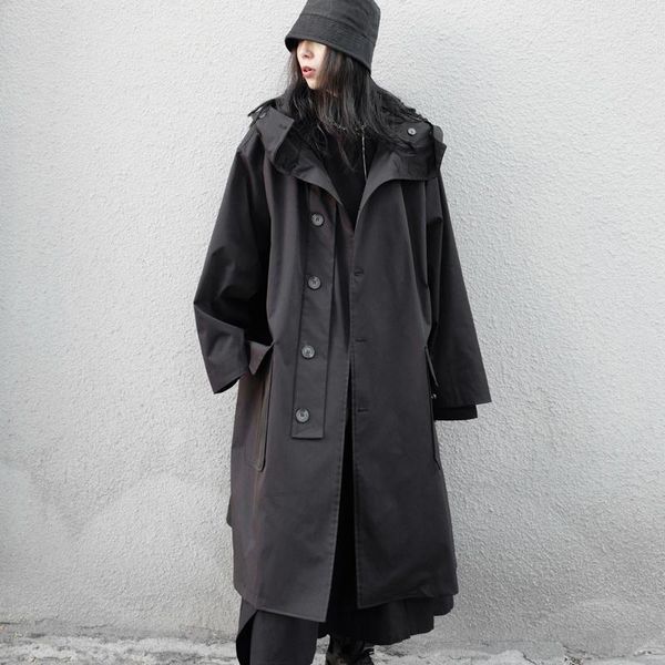 women's trench coats women black irregular big size lapel long sleeve loose fit windbreaker fashion tide spring autumn 2021, Tan;black
women's trench coats women black irregular big size lapel long sleeve loose fit windbreaker fashion tide spring autumn 2021, Tan;black