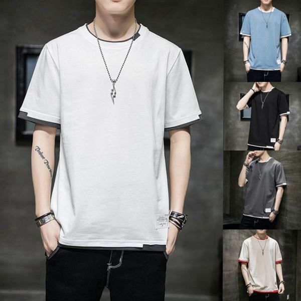 men's t shirts summer short sleeve men 201 korean round neck loose half base fashion, White;black
men's t shirts summer short sleeve men 201 korean round neck loose half base fashion, White;black
