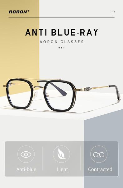 sunglasses blue light for men and women resin lenses anti radiation trend transparent computer, White;black
sunglasses blue light for men and women resin lenses anti radiation trend transparent computer, White;black