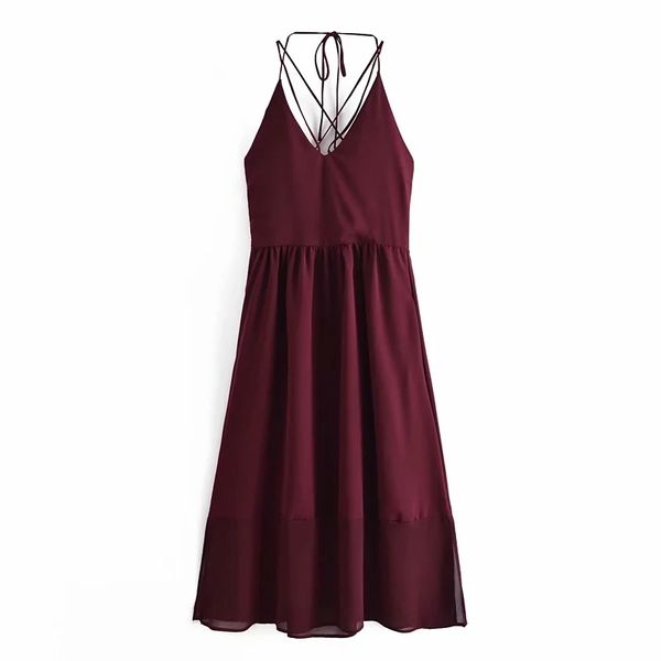 women elegant solid v-neck backless dress summer za sleeveless straghetti strap midi dress slim holiday for dancing party 210521, Black;gray
women elegant solid v-neck backless dress summer za sleeveless straghetti strap midi dress slim holiday for dancing party 210521, Black;gray