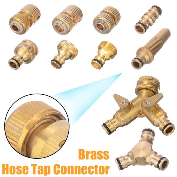 watering equipments 16mm threaded brass hose garden water pipe adaptor quick connector tap equipment 10 types
watering equipments 16mm threaded brass hose garden water pipe adaptor quick connector tap equipment 10 types