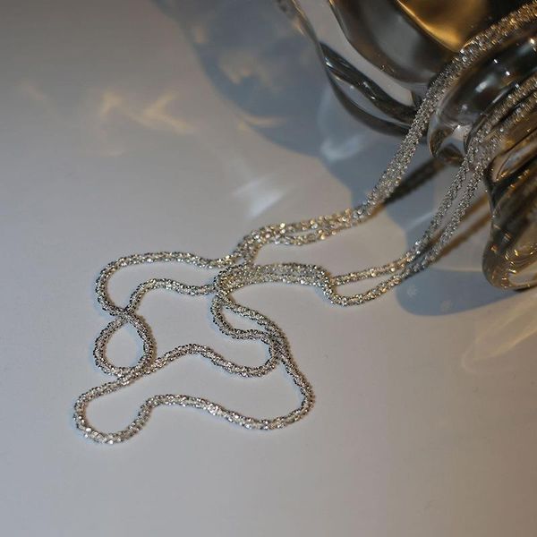 chains 925 sterling silver sparkling necklaces for women high-quality niche light luxury clavicle chain wholesale
chains 925 sterling silver sparkling necklaces for women high-quality niche light luxury clavicle chain wholesale