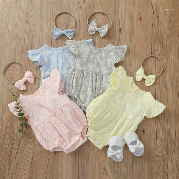 jumpsuits 0-24m summer floral print rompers born infant baby girls outfits cotton sleeves soft casual clothes, Blue
jumpsuits 0-24m summer floral print rompers born infant baby girls outfits cotton sleeves soft casual clothes, Blue