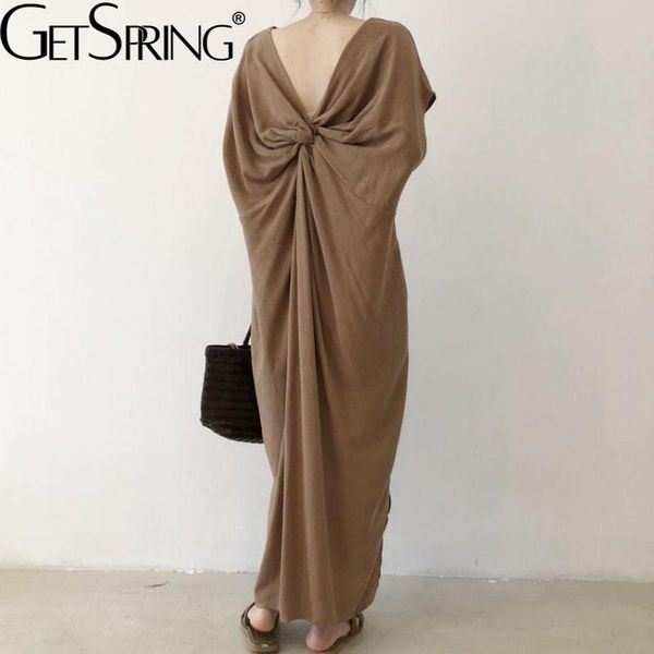 party dresses getspring women dress short sleeve v neck loose casual oversized long two ways wearing ladies autumn 2021, White;black
party dresses getspring women dress short sleeve v neck loose casual oversized long two ways wearing ladies autumn 2021, White;black