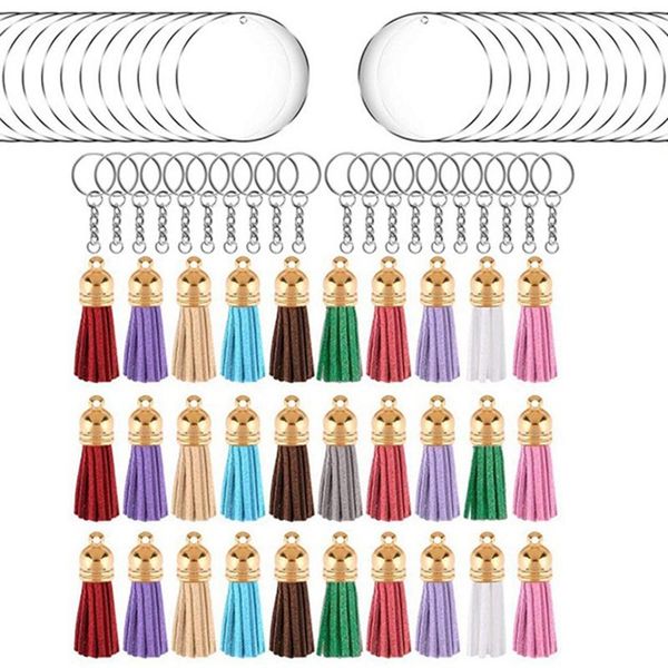 keychains 120 pcs acrylic circle blanks keychain tassels set transparent disc key rings 30 tassel for craft vinyl diy, Silver
keychains 120 pcs acrylic circle blanks keychain tassels set transparent disc key rings 30 tassel for craft vinyl diy, Silver