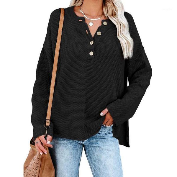 women's sweaters style commuting women casual sweater, adults loose solid color batwing sleeve v-neck button knitwear, White;black
women's sweaters style commuting women casual sweater, adults loose solid color batwing sleeve v-neck button knitwear, White;black