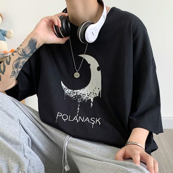 men's t-shirts summer loose tees male print all-match breathable harajuku fashion student graphic t shirts mens clothing, White;black
men's t-shirts summer loose tees male print all-match breathable harajuku fashion student graphic t shirts mens clothing, White;black