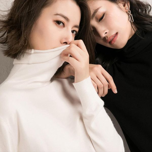 woman winter 100% cashmere and womens sweater autumn knitted pullovers warm female thickening turtleneck, White;black
woman winter 100% cashmere and womens sweater autumn knitted pullovers warm female thickening turtleneck, White;black