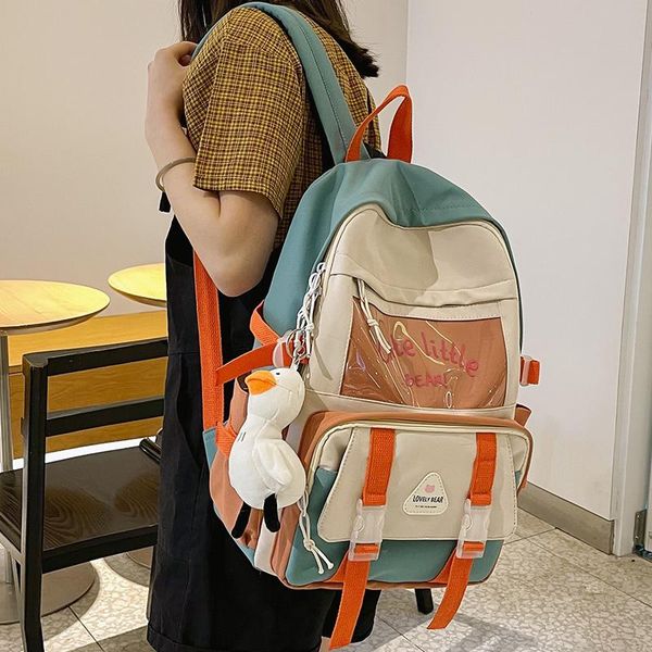 backpack school bag female korean candy hit color college student junior high japanese girl fashion wild
backpack school bag female korean candy hit color college student junior high japanese girl fashion wild
