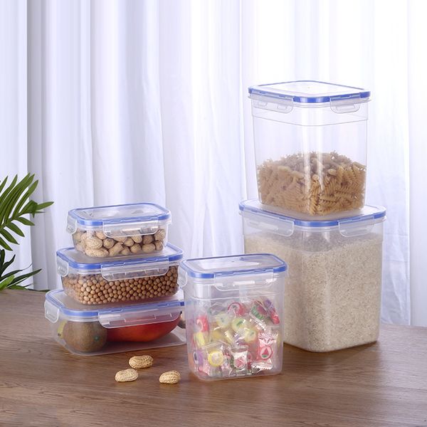 household transparent kitchen storage box microwave refrigerator sealed fresh-keeping box set
household transparent kitchen storage box microwave refrigerator sealed fresh-keeping box set
