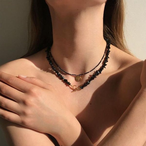 chains freshwater pearl crystal natural stone strand choker necklace for women 18k real gold plated stainless steel ot buckle, Silver
chains freshwater pearl crystal natural stone strand choker necklace for women 18k real gold plated stainless steel ot buckle, Silver