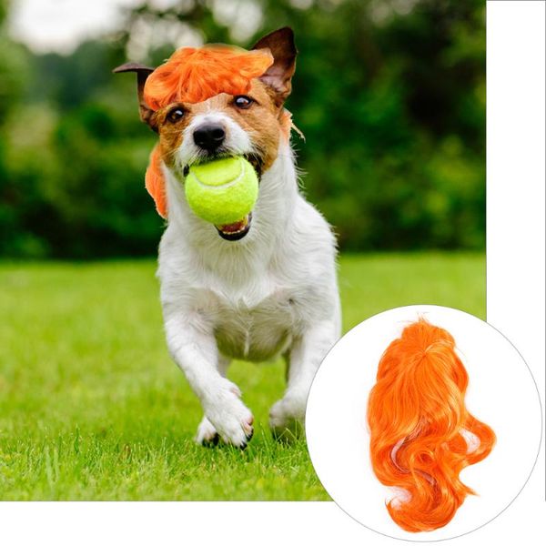 cat costumes pet hair accessory supply realistic long curly wigs (orange) 
cat costumes pet hair accessory supply realistic long curly wigs (orange)
